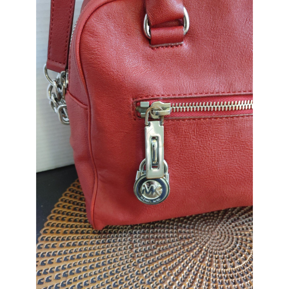 Michael Kors Knox Leather Satchel - Picture 2 of 8